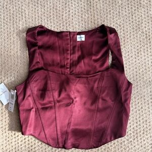 Sunday Best Shiloh Satin Bustier